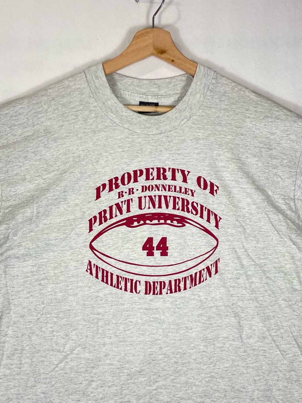 Vintage Screen Stars Best RR Donnelley Print University Gray T shirt Sz 2XL